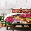 Deny Designs 3pc Full/Queen Vintage Love Vintage Shabby Chic Summer Duvet Cover and Pillow Sham Set Pink: Woven Polyester, 300 Thread Count - 3 of 4