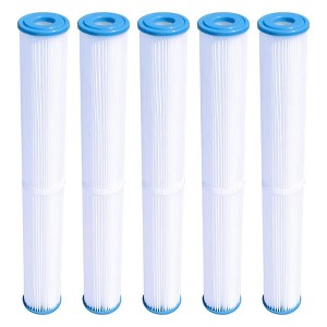 Swimline 5 Pack Cleaner Cartridge Replacement Element with and 5 Micron Filtration and Innovative Filter Technology for Patio, Lawn, and Garden - 1 of 4