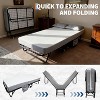 RONSHIN Folding Bed with 5" Memory Foam Mattress, Folded Bed on Wheels, Metal Frame for Guest Bedroom Office, Space Saving Roll Away Bed for Adults - 4 of 4