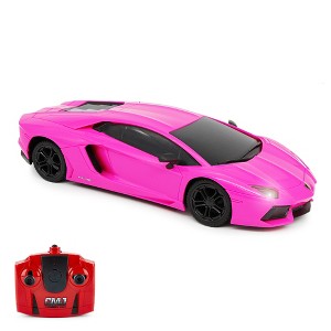 CMJ RC Cars: Lamborghini LP700-4 - Pink - 1:24 Scale, 2.4GHz, LED Headlights - 1 of 4