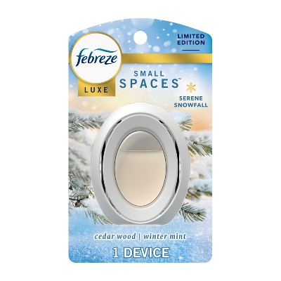 Febreze Luxe Small Spaces Air Freshener - Serene Snowfall - 0.25 fl oz