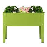 Tangkula Outdoor Elevated Garden Plant Stand Raised Garden Bed with Legs for Indoor and Outdoor Use 25" x13" x 18.0"