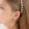 Girls' Classic Freshwater Cultured Pearl Screw Back 18k Gold Earrings - In Season Jewelry - 3 of 4