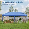 10x20 FT Pop Up Canopy Tent Outdoor Canopy, Heavy Duty Instant Tent With 6 Removable Sidewalls - 2 of 4