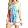 Women's Neon Tie Dye Top - BiBi - 4 of 4