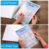 Unique Bargains L Type Plastic Portable Reusable Office Project Folder 30 Pcs - 4 of 4