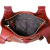 AmeriLeather Universal Large Shoulder Bag – Top Grain Leather, Multi-Pocket Design, 16" Everyday Tote - 4 of 4