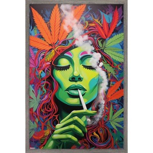 Trends International Ray Heere - Marijuana Popart 2 Framed Wall Poster Prints - 1 of 4