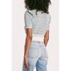 Women's Neve Top Pale Sage Stripe - Another Love - 3 of 4