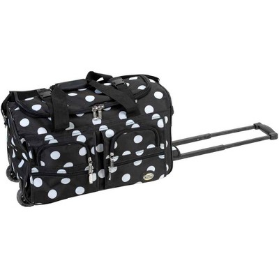 Rockland Rolling Duffel Bag BLACKDOT 22"