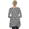 Maternity Printed Tunic Top -White Mark - 3 of 4