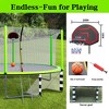 BestParts 16FT Trampoline with Basketball Hoop, Ladder & Soccer Goal, Safety Enclosure for Outdoor Fun, Green - 3 of 4