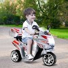 Costway 3 Wheel Kids Ride On Motorcycle 6V Battery Powered Electric Toy Power Bicycle - 2 of 4