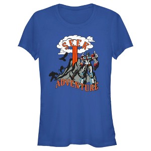 Juniors Womens Transformers: Rise of the Beasts Optimus Prime Seek Adventure T-Shirt - 1 of 4