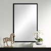 Uttermost Vega Matte Black 24" x 38" Rectangular Wall Mirror - image 2 of 4