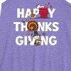 - Peanuts - Happy Thanksgiving Icons Graphic Sleeveless Aline Dress - 2 of 4