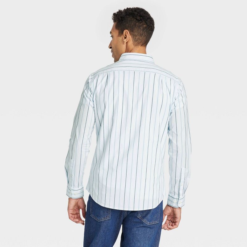 Men's Long Sleeve Slim Fit Button-Down Shirt - Goodfellow & Co™, 3 of 5