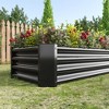Lycvki 4×2×1ft Metal Raised Planter Garden Bed - 4 of 4