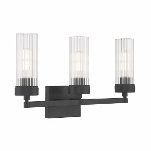 Norwell Lighting Lida 3 - Light Vanity in  Matte Black - 1 of 1