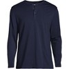Lands' End Men's Long Sleeve Cotton Supima Henley - 2 of 3