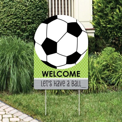 Big Dot of Happiness Goaaal - Soccer - Party Decorations - Birthday Party or Baby Shower Welcome Yard Sign