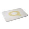 Deny Designs April Lane Art Block Monogram Memory Foam Bath Mat - 2 of 4