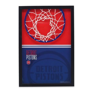 NBA Detroit Pistons Print-On Glass Wall Sign - 1 of 4
