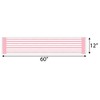 Big Dot of Happiness Pink Stripes - Petite Simple Party Paper Table Runner - 12 x 60 inches - 3 of 4
