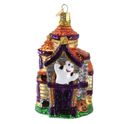 Old World Christmas 5.0" Haunted House. Halloween Mansion  -  Tree Ornaments