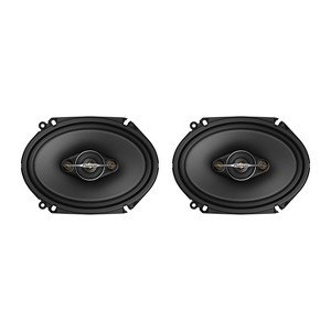Pioneer® TS-A6881F 6-In. x 8-In. 350-Watt 4-Way Full-Range Coaxial Speakers Black and Gold, Max Power 2 Pack - 1 of 4