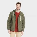 Men's New Elevated Rain Jacket - Goodfellow & Co™ Olive Green