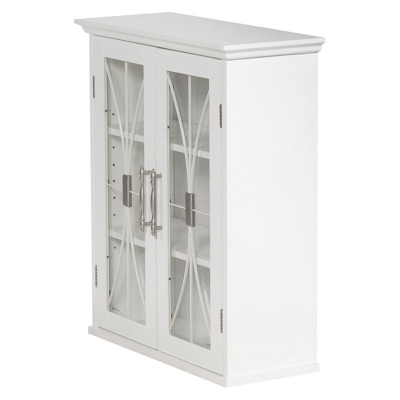 Symphony Wall Cabinet White - Elegant Home Fashions, 4 of 9