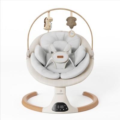 BabyBond Baby Swings for Infants Bluetooth Infant Swing with 5 Speeds & Positions,10 Preset Lullabies and Remote Control