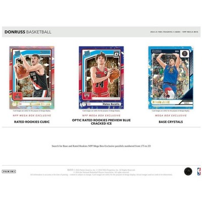 2024-25 Panini Donruss Basketball Mega Box (Blue Cracked Ice Insert!)