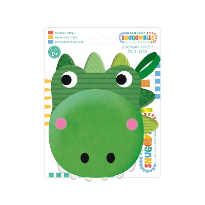 Sensory Snuggables Dinosaur Hand-Puppet Soft Book - by  Christie Hainsby (Paperback)