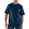 Carhartt Men's Loose Fit Heavyweight Logo Pocket Work T-Shirt Big And Tall - K87-984_X - 2 of 2