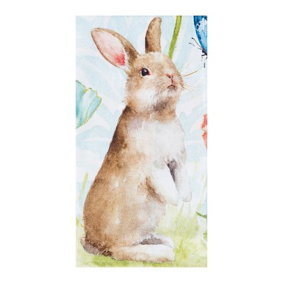 C&F Home Bunny and Butterfly Printed Cotton Flour Sack Kitchen Towel