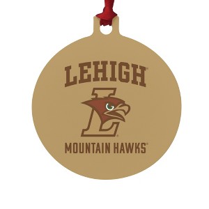 Lehigh University Mountain Hawks Logo Aluminum Holiday Christmas Tree Ornament - 1 of 4