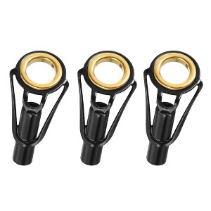 Unique Bargains Stainless Steel Ring Guide Fishing Rod Tip Repair Kits 3 Pcs - 1 of 4