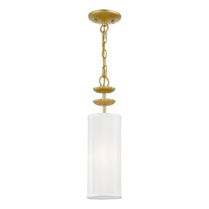 Livex Lighting Brookdale 1 - Light Pendant in  Soft Gold - 1 of 1