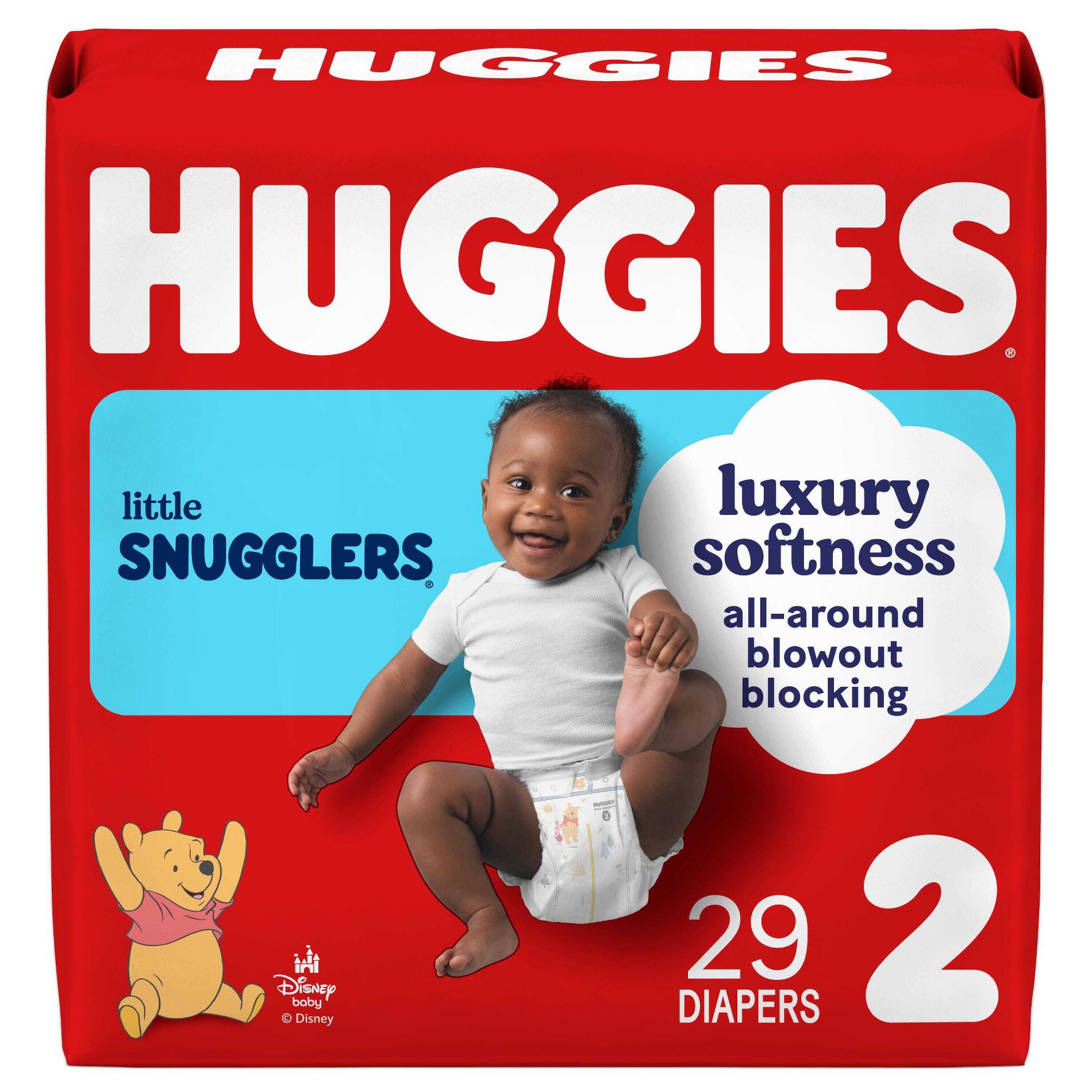 Huggies Little Snugglers Gentle Protection Diapers - Size 2 - 29ct