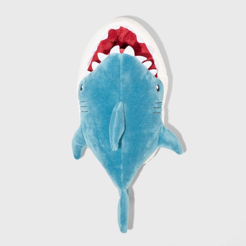 Kids' Knox Shark Ankle Biter Slippers - Cat & Jack™ Blue, 3 of 11
