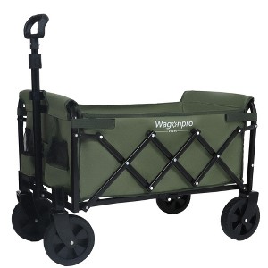 Grungis Expandable Dual-Layer Shopping Cart,Lightweight Grocery Cart with 100% Extra Space,Utility Cart for Camping,Shopping,Sports,Gardening - 1 of 4