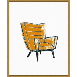 Amanti Art Take a Seat III by June Erica Vess Framed Canvas Wall Art - 1 of 4