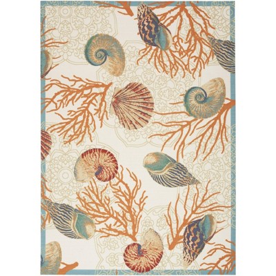 Waverly Seashell Indoor/outdoor Area Rug