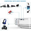 ELEPHAS Projector with WiFi and Bluetooth, Mini Movie Projector Supports 1080P Synchronize Smartphone Screen by WiFi/USB Cable for Home Entertainment - 4 of 4