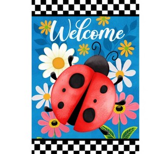 Briarwood Lane Spring House Flag 40x28 For Outdoor Ladybug Welcome For Spring House Flag - 1 of 4