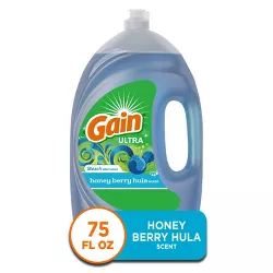 Gain Ultra Dishwashing Liquid Dish Soap - Honeyberry Hula - 75 fl oz
