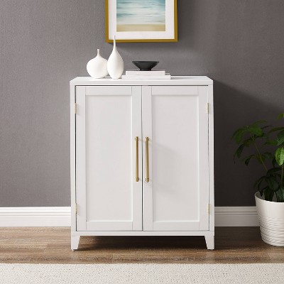 White Recessed Panel Stackable Kitchen Pantry Cabinet