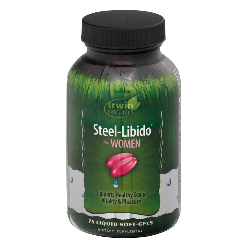 Irwin Naturals Steel-Libido for Women Dietary Supplement Liquid Softgels - 75ct, 5 of 6
